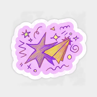 space paper Sticker